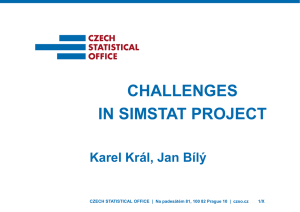 CHALLENGEs in simstat project
