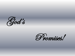 God`s Promises ppt