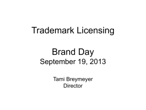 Trademark Licensing