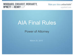 Power of Attorney - Woodard, Emhardt, Moriarty, McNett, & Henry