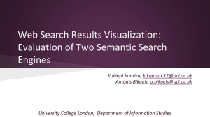 Evaluation of Two Semantic Search Engines