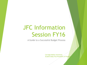 JFC Information Session FY16