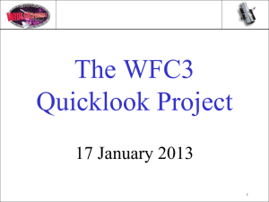 The WFC3 Quicklook Project