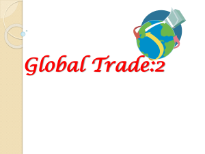 Global Trade Lesson 2