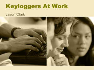 Keyloggers At Work