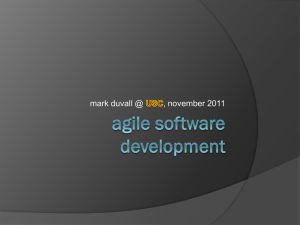 Agile Software Development, Mark DuVall