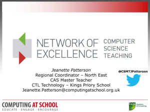 Computational Thinking – PPT Jeanette Patterson