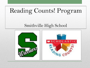 Reading Counts! - SMITHVILLE School District