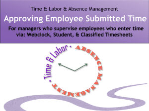 Time Approval Powerpoint