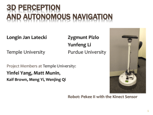 Robot Perception - Temple University