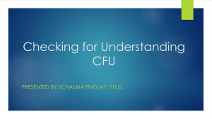 Checking-for-Understanding