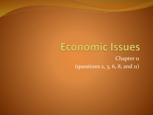 Economic Issues Chapter 11