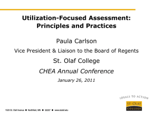 Utilization-Focused Assessment: Principles and Practices