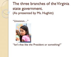 Ms. Hughitt`s 3 Branches of VA