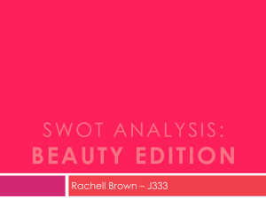SWOT Analysis: Beauty Edition