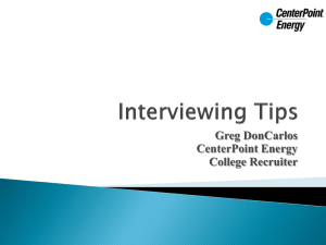 Interview Tips Presentation