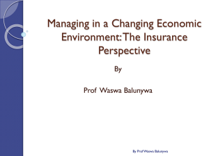 Prof. Wasswa Balunywa on Managing in a changing Economic