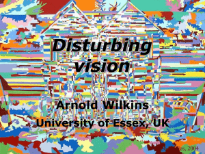 Visual Stress Arnold Wilkins University of Essex, UK