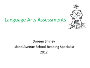 Language Arts Assessments