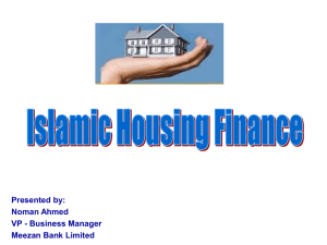 Islamic Housing Finance - State Bank of Pakistan