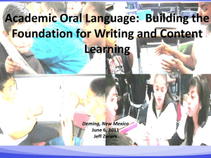 Academic Conversations - Dual Language Education of New Mexico