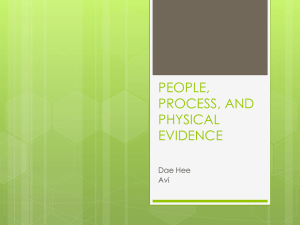 people, process, and physical evidence