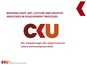 Culture and Development - Center for Kultur & Udvikling