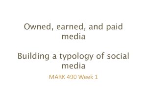 Building a typology of social media