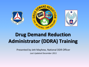 How to be a Drug Demand Reduction Administrator