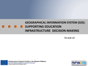 The Geographic Information System GIS