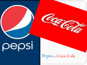 Pepsi vs Cocacola