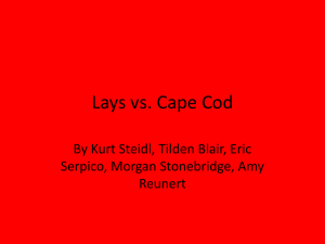 Lays vs Cape Cod