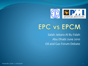 EPC vs EPCM - DMS Energy Forum: Debates
