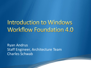 Introduction to Windows Workflow Foundation 4.0