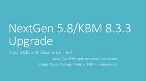 KBM 8.3.3 Upgrade