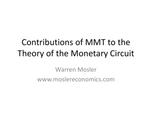 MMT and the Theory of the Monetary Circuit
