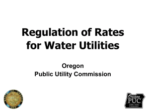 Ratemaking Explained - Public Utility Commission