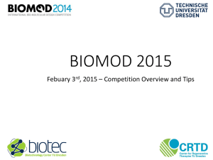 BIOMOD-2015 - Dresden DNAmic
