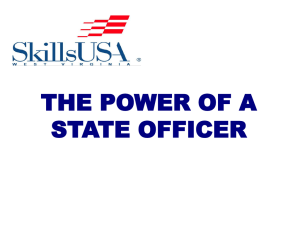 the power of a state officer