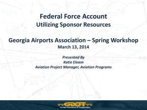 Federal Force Account - Georgia Airports Association