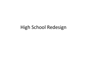 High School Redesign
