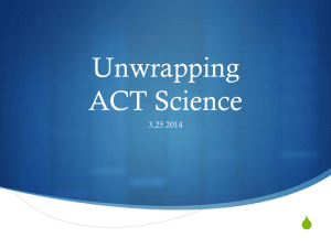 science act powerpoint