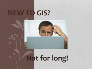 Intro to GIS