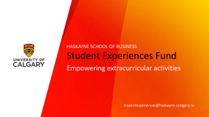 student experiences fund overview ppt