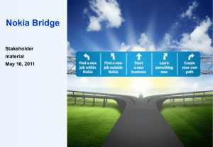 Nokia Bridge Organization