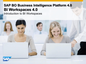 What`s New in BI Workspaces 4.0