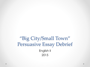 Persuasive Essay Dos and Don`ts