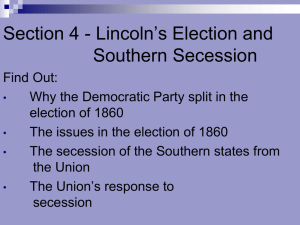 southern secession
