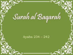 Baqarah234-242_Lesson32_Presentation