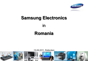 Presentation Samsung - European Gateways Platform